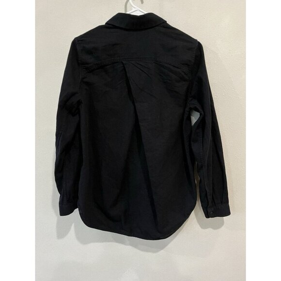 Lululemon Flannel Shirt Women’s Black Full Day Ahead Button Up Long Sleeve 6 - Picture 2 of 4